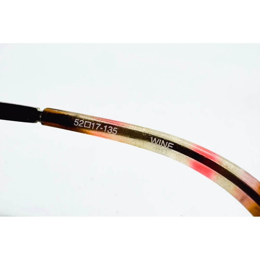Bulova Eyeglasses Womens Wine Kimmswick Cat Eye Frames 52-17-135